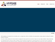 Tablet Screenshot of leverageasialtd.com